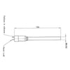 Kit resistenza accensione per stufe a pellet con tubo convogliatore d'aria 14701043