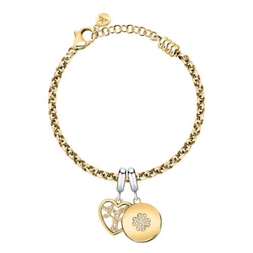 Bracciale MORELLATO donna Drops dorato Alberto vita / quadrifoglio