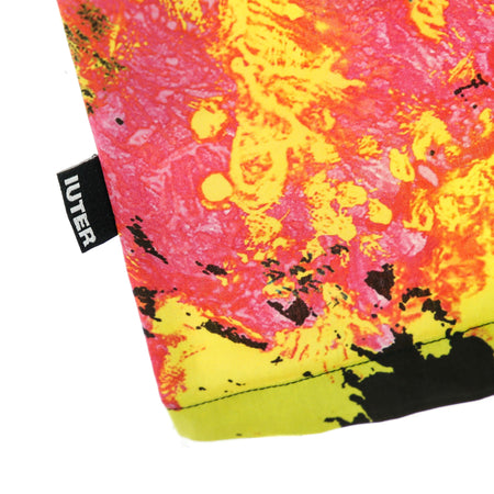 IUTER Camicia Manica Corta Uomo Brush Know Better Cuban Shirt Black da uomo