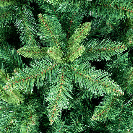 Albero di Natale Verde Canberra 210 cm Foltissimo con 1256 Punte Rami Innesto