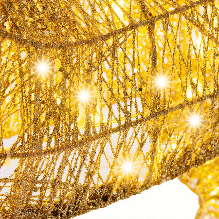 Renna Natalizia con Slitta Luminosa per Esterno 8 Funzioni Bianco Caldo Natale