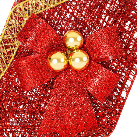 Renna Natalizia con Slitta Luminosa per Esterno 8 Funzioni Bianco Caldo Natale