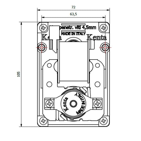 Motoriduttore Kenta K9177294 stufe a pellet 14702063