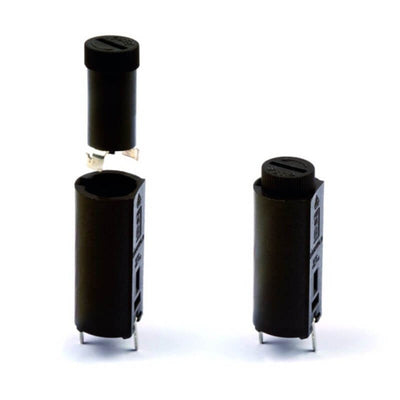 Portafusibile da circuito stampato montaggio verticale chiusura a baionetta PTF45 stufe a pellet 14710200