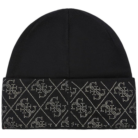 Guess berretto nero con strass NORA 4G W5BZ20Z2NQ2JBLK