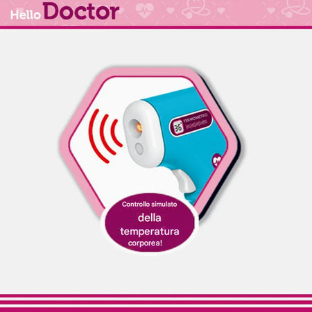 Set Medico Dottore Giocattolo 37 Accessori Carrellino Medico Bambini Idea Regalo