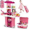 Playset Trolley Cucina Giocattolo per Bambini Accessori Luci e Suoni Idea Regalo