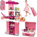 Playset Trolley Cucina Giocattolo per Bambini Accessori Luci e Suoni Idea Regalo