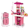 Playset Trolley Cucina Giocattolo per Bambini Accessori Luci e Suoni Idea Regalo
