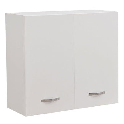 Mobile Cucina Pensile 2 Ante Componibile in Legno Colore Bianco 80x32 H72cm
