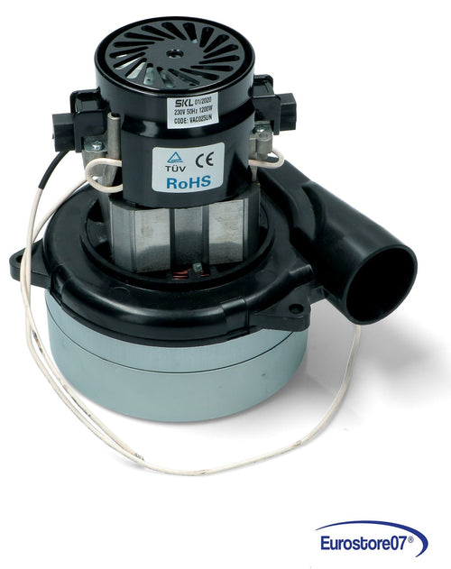 MOTORE CON TUBO CANNOTTO ASPIRAPOLVERE TRAINO BIDONE A CARRELLO 1200W 230V 50HZ