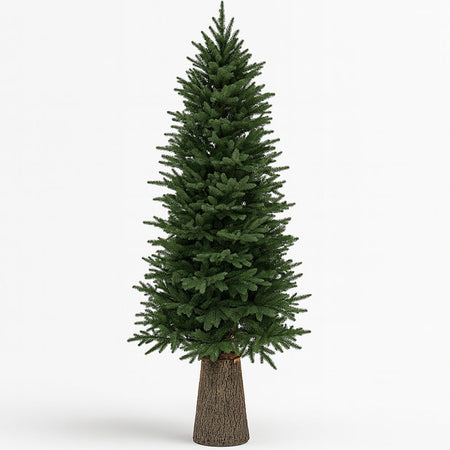 Albero di Natale Royal 180 cm Slim Base Troco Realistica 1385 Punte Foltissimo