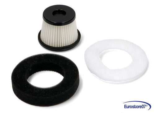 Kit 3 filtri per scopa elettrica Ariete 2763 2767 originali AT5186037300 FE 52