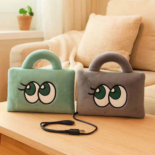 Borsa Acqua Calda Elettrica Ricaricabile Peluche Scalda Mani e Corpo Vari Colori