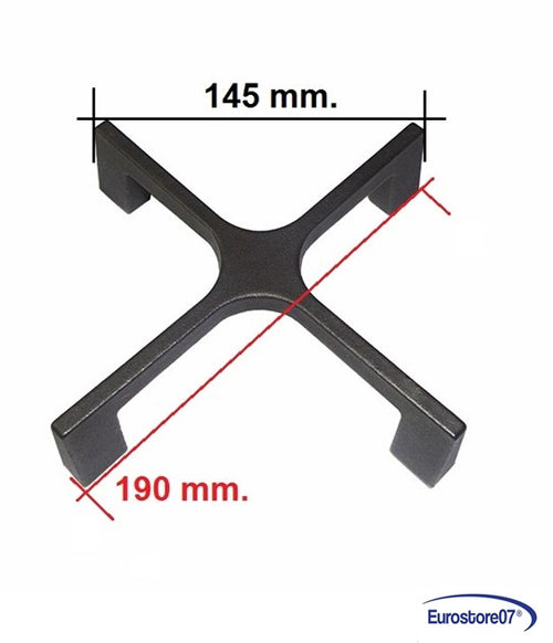 GRIGLIA CUCINA A GAS ELECTROLUX REX SMALTATA NERA H.42 190 X 190 MM 3546586029