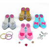 Playset Princess Fashion Bambini Gioco Principesse Beauty con Scarpe e Accessori