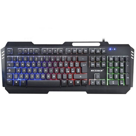 Tastiera Gaming Con Filo Retroilluminato Led Rgb Layout Italiano Pc Ek-rgb01