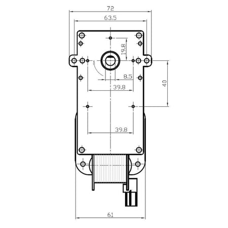 Motoriduttore Kenta K9115004 stufe a pellet 14702066