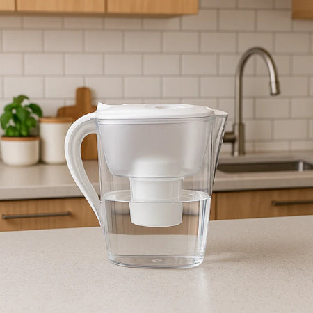 Brocca Depurativa Acqua Filtrata 2.6 lt con Filtro Anticalcare e indicatore cambio