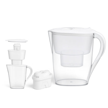 Brocca Depurativa Acqua Filtrata 2.6 lt con Filtro Anticalcare e indicatore cambio