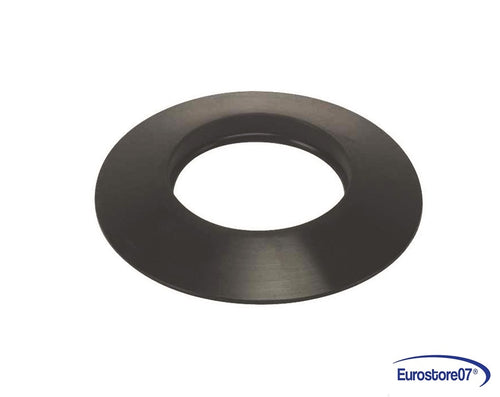 ANELLO PER TUBO STUFE A PELLET NERO OPACO IN SILICONE MM.1,2 - ø cm.10