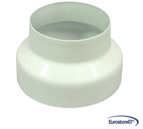 RIDUZIONE TUBI STUFA - CAPPA ASPIRANTE - CALDAIA BIANCO LUCIDO - ø cm.12/10