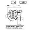 Ventola tangenziale FERGAS 4M5606 stufe a pellet 14706026