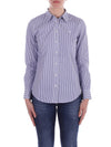 Ralph Lauren Camicie Blu white da donna
