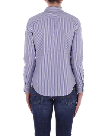 Ralph Lauren Camicie Blu white da donna