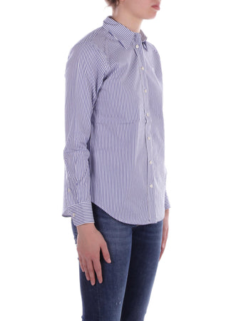 Ralph Lauren Camicie Blu white da donna