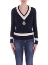 Ralph Lauren Maglie Navy avorio da donna