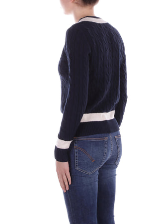 Ralph Lauren Maglie Navy avorio da donna