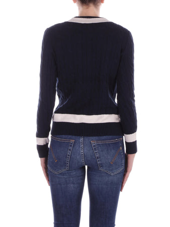 Ralph Lauren Maglie Navy avorio da donna