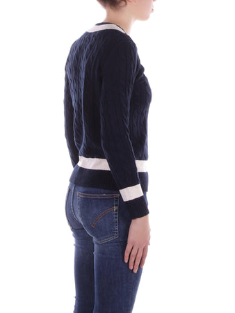 Ralph Lauren Maglie Navy avorio da donna