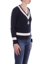Ralph Lauren Maglie Navy avorio da donna