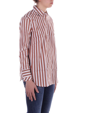 Fay Camicie Bianco/marrone da donna