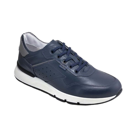NEROGIARDINI Sneakers uomo in pelle blu E400192U     200