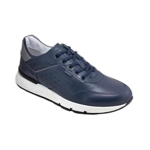 NEROGIARDINI Sneakers uomo in pelle blu E400192U     200