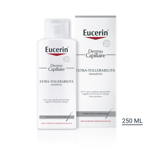 Eucerin Dermo Capillare shampoo extra-tollerabilità per cuoio capelluto ipersensibile 250ml