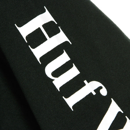 HUF Felpa Cappuccio Uomo Domestic P/o Hoodie Smu Ita Black da uomo