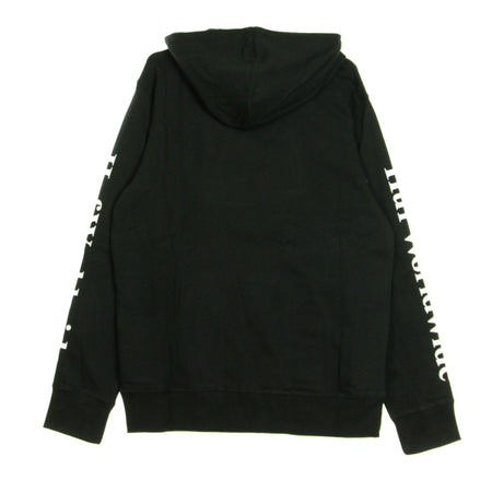 HUF Felpa Cappuccio Uomo Domestic P/o Hoodie Smu Ita Black da uomo