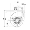 Ventilatore centrifugo D2E097-BI56-48 stufe a pellet 14706081
