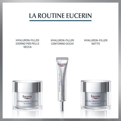 Eucerin Hyaluron-Filler +3x Effect siero concentrato anti-età per tutti i tipi di pelle 6 fiale da 5ml