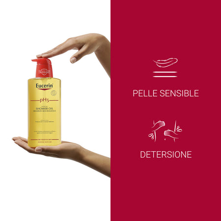 Eucerin PH5 olio detergente doccia per pelle sensibile e secca 400ml