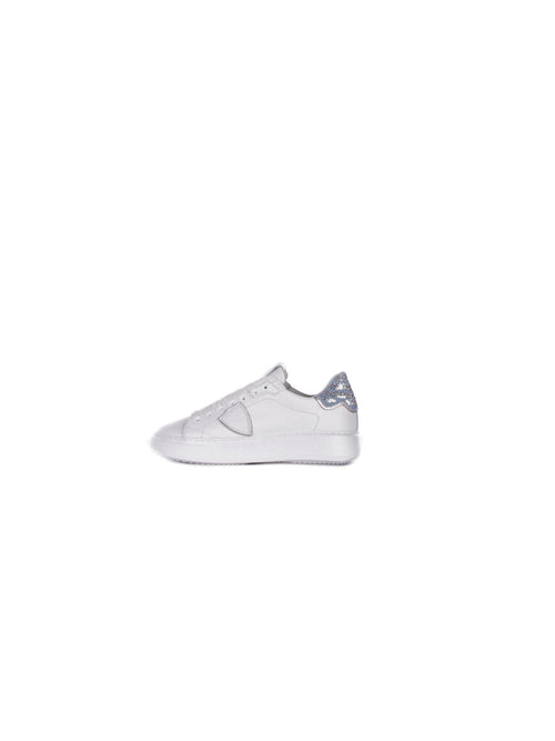 Philippe Model Sneakers bianco denim da donna
