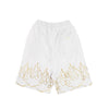 IHS Pantalone Corto Tuta Uomo 3d Print Flames Short White da uomo