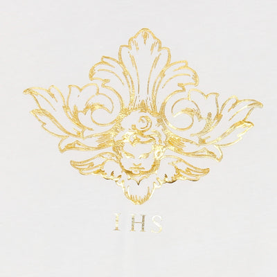 IHS Maglietta Uomo 3d Print Flames &angel Tee White da uomo