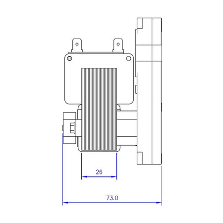 Motoriduttore Mellor KB1014 stufe a pellet 14702020