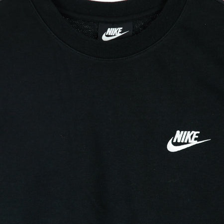 Nike Felpa Leggera Girocollo Uomo Sportswear Club Black/white da uomo