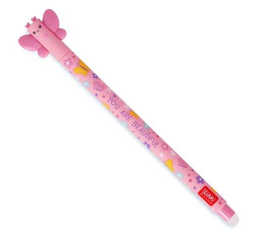 Legami Penna Gel Cancellabile Tema Farfalla - Erasable Pen
